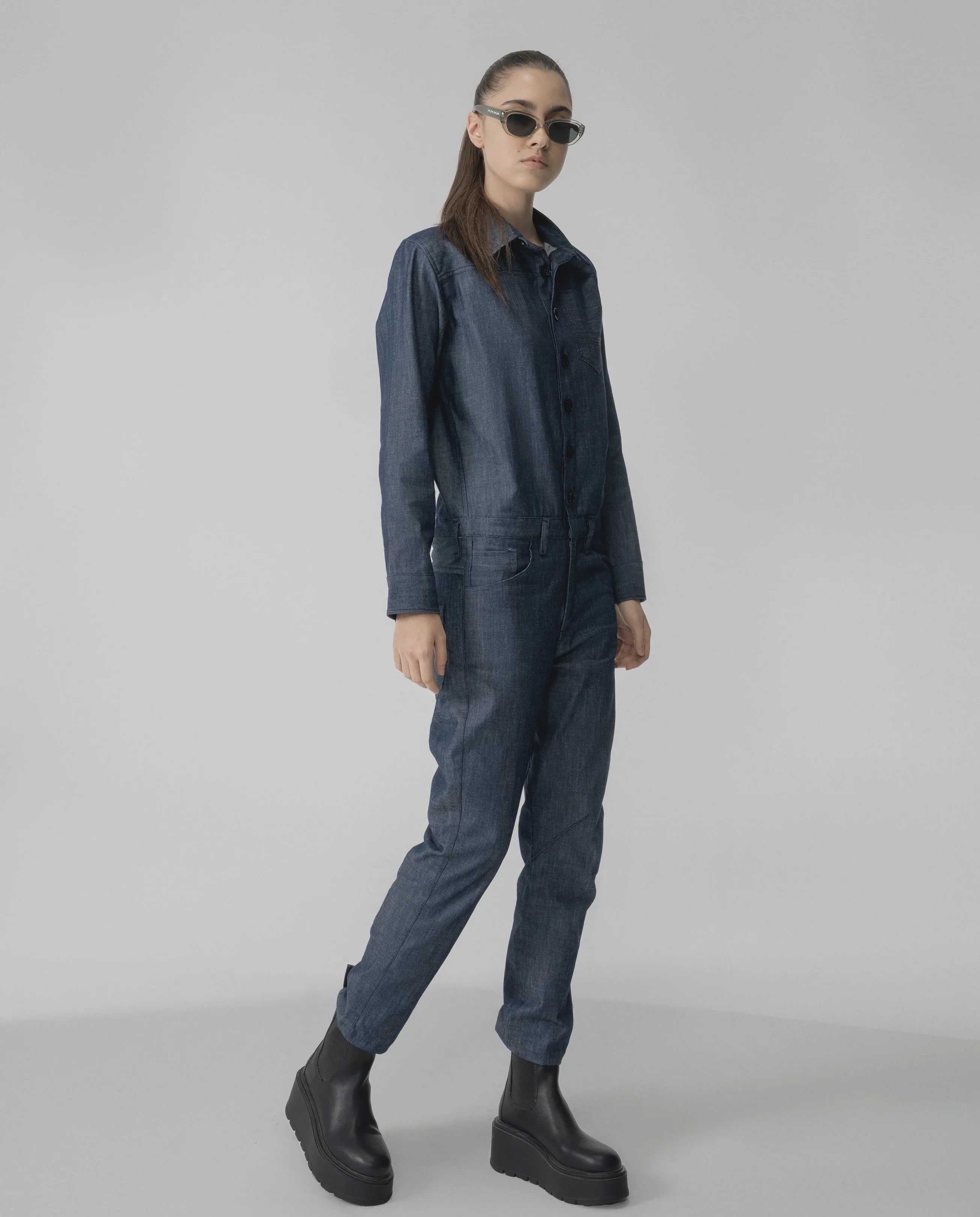 Shirt/Jeans - Dark Blue