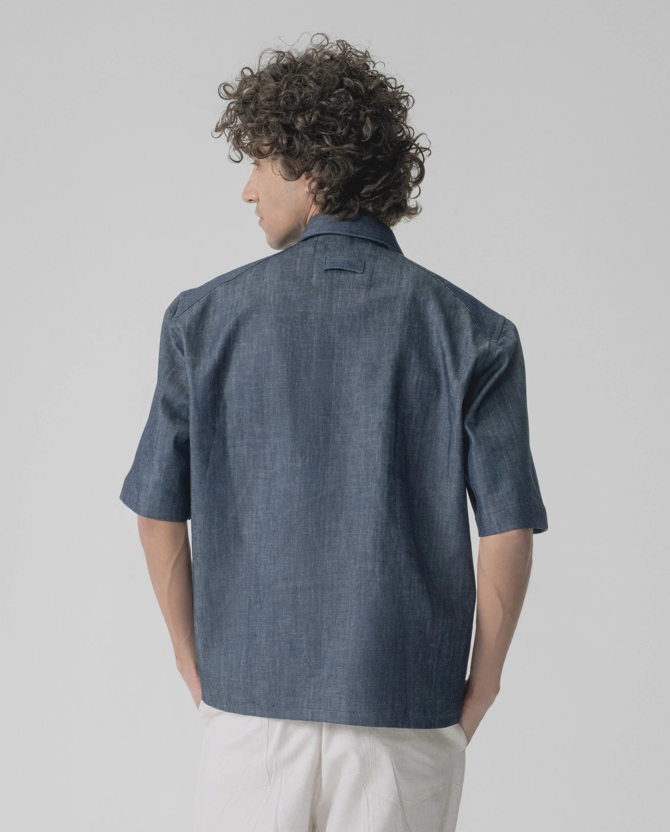 Regular Fit Double Side pocket - Dark Blue